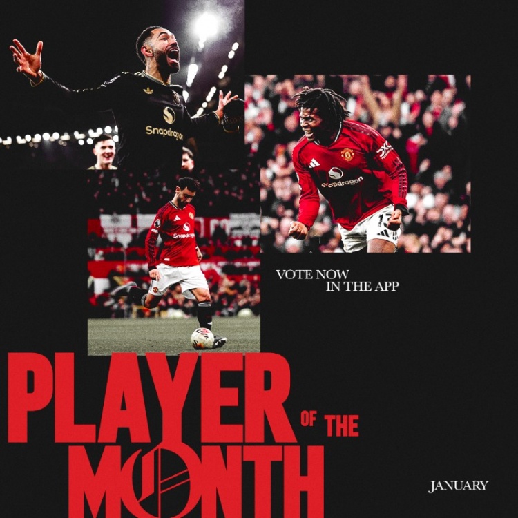海洋之神590线路检测中心-曼联公布1月份最佳球员候选：库尼亚、多尔古和B费